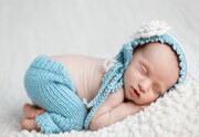 宝宝摄影楼拍照衣服新生婴儿童百天满月艺术照相手工毛线服饰道具