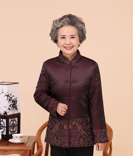 70-80-90岁老年人棉衣女奶奶装冬装，棉袄老太太外套，加厚冬老人衣服