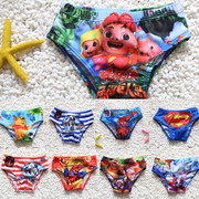 儿童泳裤男大中小童，婴幼儿超人男宝宝带，囊男孩三角游泳裤