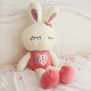 可爱毛绒玩具兔，love小兔子公仔大号抱枕，玩偶布娃娃生日礼物女