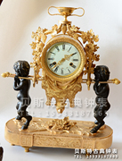 钟表 机械纯铜镀金 欧式座钟 古典仿故宫 发条仿回流国外老钟表