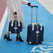 纯色拉杆包旅行包手提行李袋，女防水大容量手拉包短途旅游潮子母包