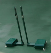 标准移动式羽毛球柱，比赛型移动式羽毛球网架，户外室内羽毛球架支柱