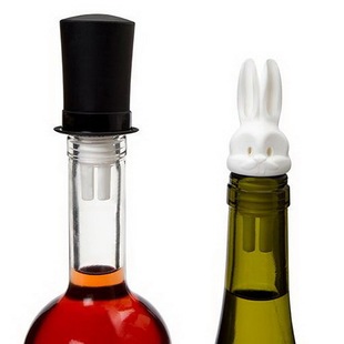 以色列Peleg 兔子酒瓶分流器与红酒密封塞套装Barney分酒器创意
