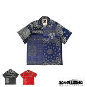 SONOFLOONG夏威夷腰果花古巴领短袖衬衫FREE EDGE SHIRT非VISVIM