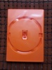 进口橙色橘色dvd盒子光盘，盒软件盒amaray收纳盒可插封面