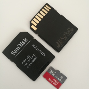 闪迪TF转SD转卡MicroSD适配器卡托电脑相机音响游戏机卡套送白盒