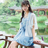 日常汉元素古装服装仙女清新淡雅学生古风中国风改良汉服套装夏