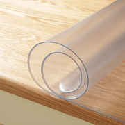 ?中田水晶板塑料软玻璃PVC桌布加厚防烫防水茶几餐桌垫透明磨砂