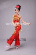 新六一(新六一)幼儿童装傣族舞蹈，孔雀舞演出服装女少儿，傣族鱼尾裙长裙长