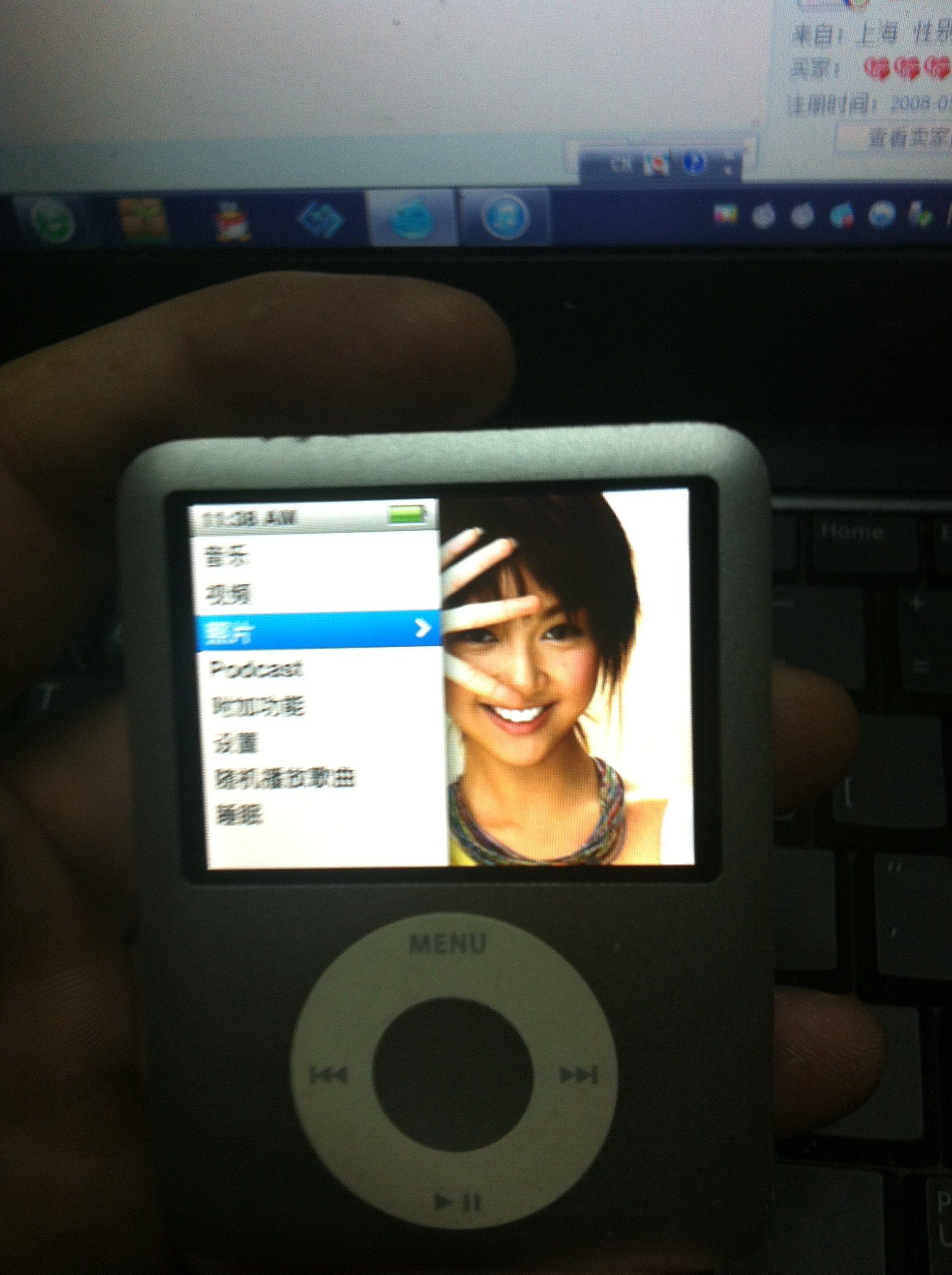 正品二手苹果 mp4 ipod nano3代4g 小胖子mp4 苹果mp3/mp4播放器