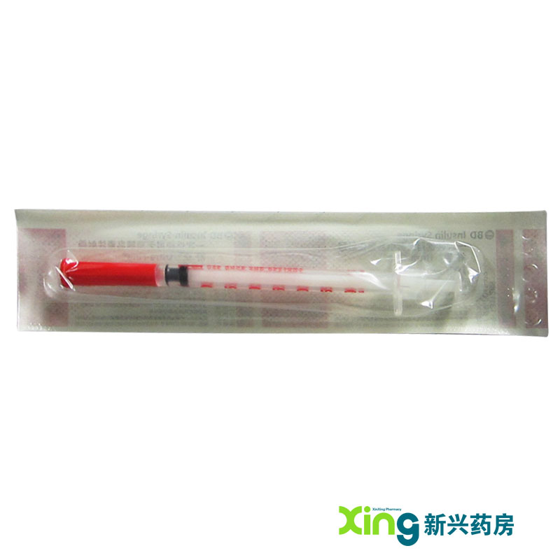 舒锐 一次性使用无菌胰岛素注射器(BD针)1ml支