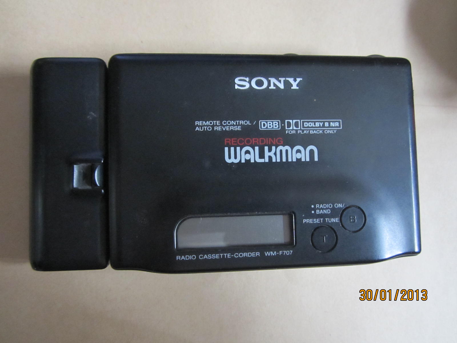 SONY索尼 WM- F707 经典收藏机 磁带随身听
