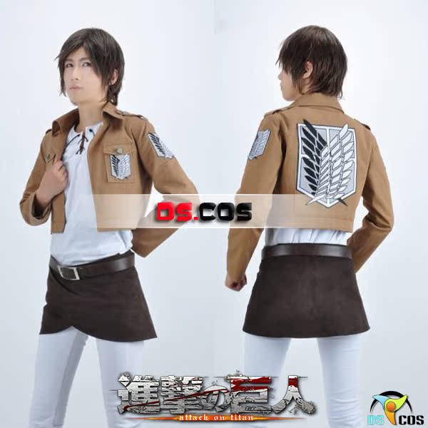 进击的巨人cos|调查兵团训练营艾伦三笠|调查兵团|制服版|cos服装