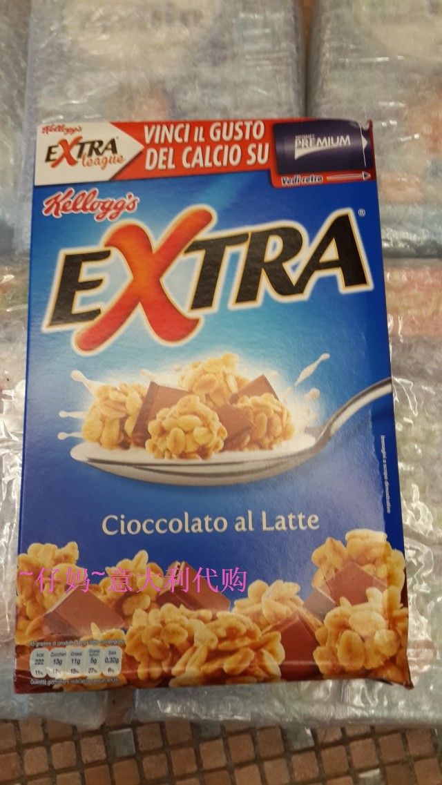 意大利进口家乐氏extra 可可口味麦片|一淘网优