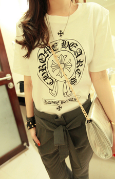 T恤搭配_2013新款<em>女装</em> 潮牌<em>Chrome Hearts</em>克