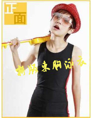 季清仓Vogue-Up夏泳衣Les束胸分体帅T耐吉绷