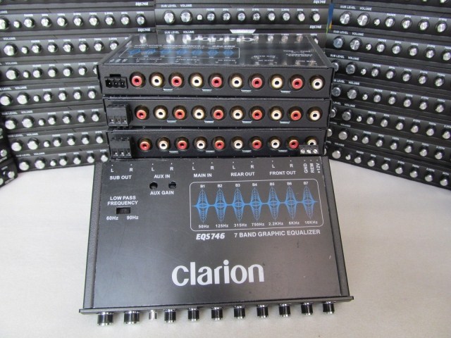 汽车音响喇叭 发烧级EQ均衡器 歌乐EQS746均