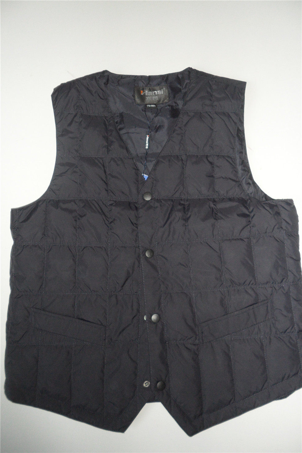 寒思<em>羽绒</em>服男式短款<em>羽绒马甲HM</em>1151|一淘网优