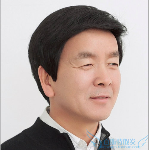 整顶假发套中老年假发<em>中年</em>男士假发短发爸爸发