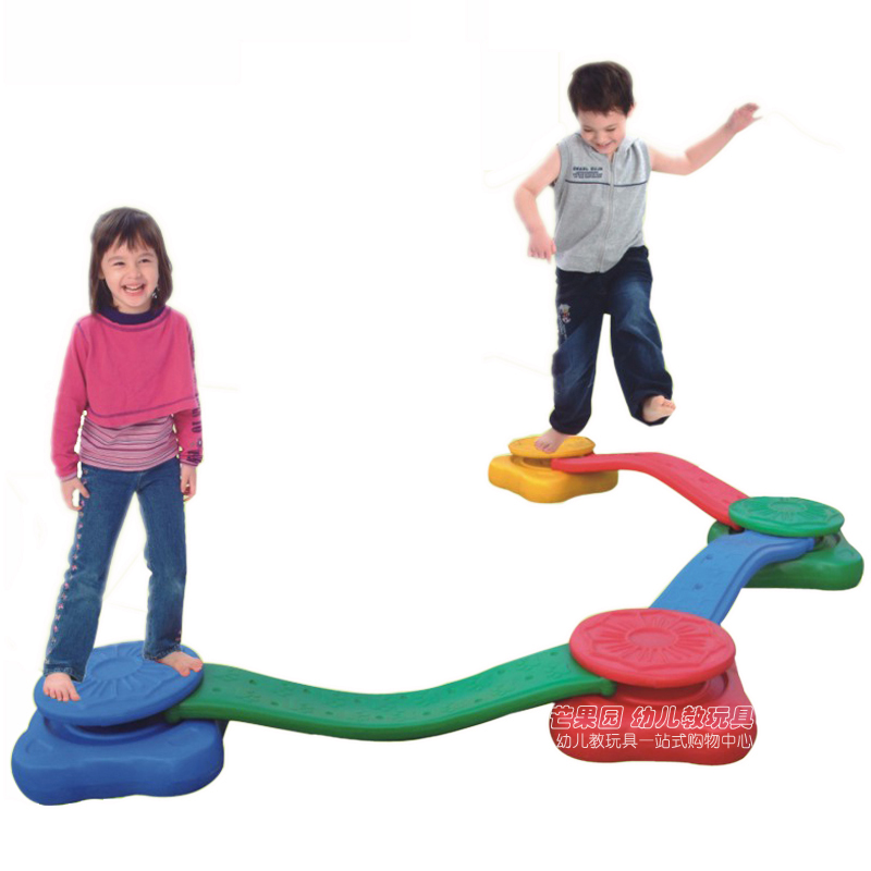 幼儿园早教 儿童感统训练器材 塑料 平衡独木桥