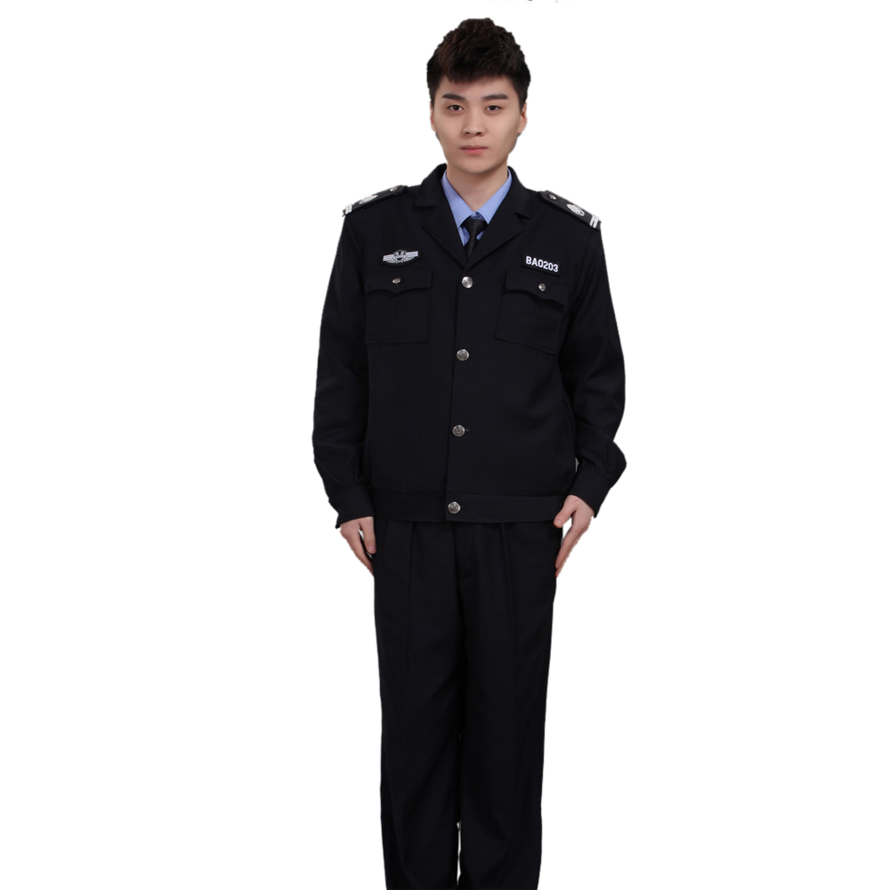酒店保安工作服秋装 公司保安服装 物业小区门