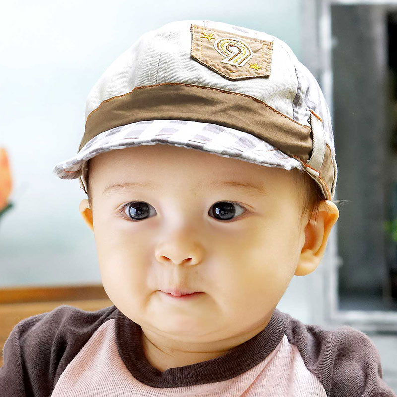 儿童帽子6个月-1-2岁宝宝帽子儿童鸭舌帽男童
