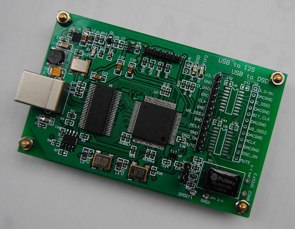外置USB声卡,支持I2S,SPDIF同轴,DSD,DSD6
