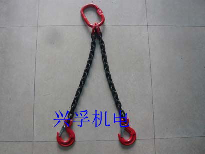 别墅索具链条/索具双腿/双腿吊吊具/起重吊双腿水晶灯吊具楼梯图片