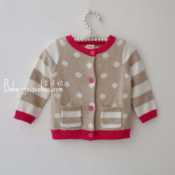 <em>女宝宝</em>针织<em>开衫</em>婴儿毛衣<em>外套</em>女童上衣毛线衫春