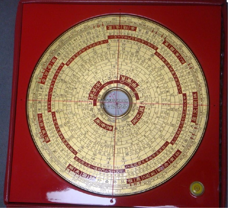 最新台湾樟阳宅专用罗盘7寸2金面19层教学VC