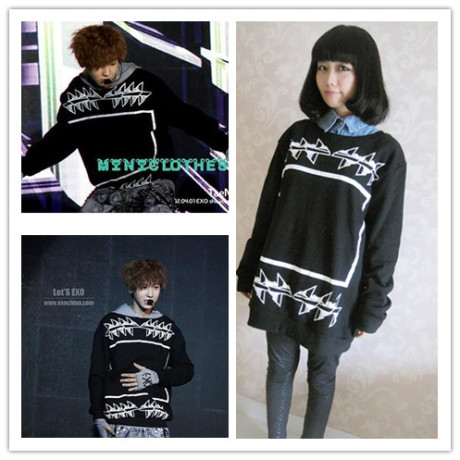 【紫宣168】2013秋装男女新款卫衣<em>EXO</em>朴灿