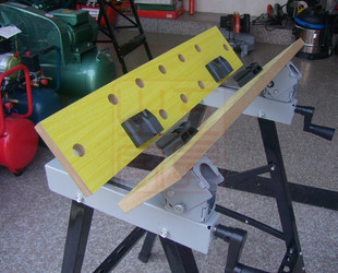 木工钳工diy可调角度 多功能折叠木工工作台工具桌工具台颜色随机