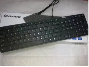 联想白色巧克力键盘 USB有线笔记本台式机超