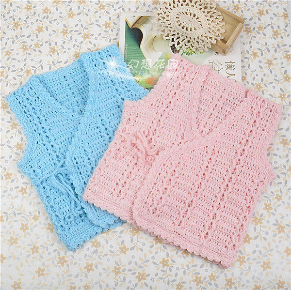 2013纯手工编织男女<em>宝宝</em>毛线背心<em>马甲</em> <em>婴儿新</em>