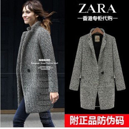 ZRAR正品<em>代购</em> <em>欧洲站2013新款</em>秋冬<em>女装</em>修身