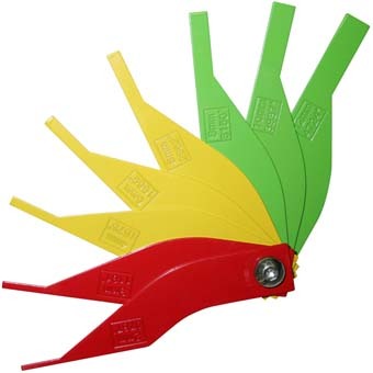 刹车片刻度尺\/刹车片厚度尺\/刹车片测量仪 OT