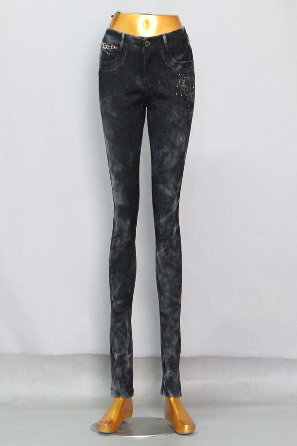 包邮 正品<em>梦迪花女裤</em> 12秋款时尚提臀修身牛仔