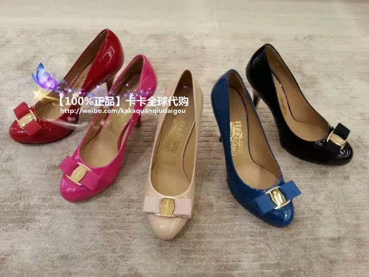 Ferragamo菲拉格慕<em>TINA</em>红色9CM防雨水台高