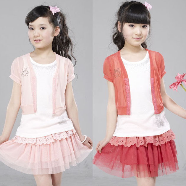 新款流行<em>夏装</em>韩版<em>女童</em>裙礼服裙,适合6-<em>12岁</em>女