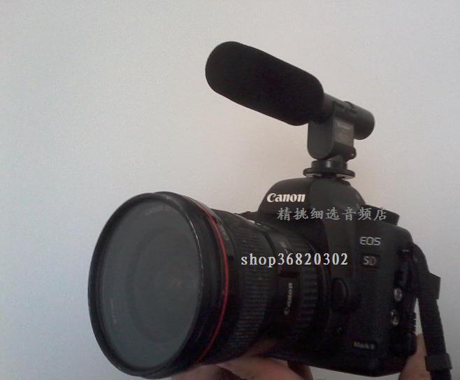 冲钻 佳能7D 60D 550D单反相机 指向性立体声