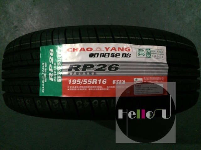 朝阳轮胎 195\/55R16 RP26静音神胎花纹 长城