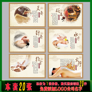 中医文化宣传海报展板养生挂画健康保健宣传画