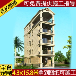五层楼梯v楼梯农村建房图纸新别墅旋转屋建筑施一言九鼎广告设计图片