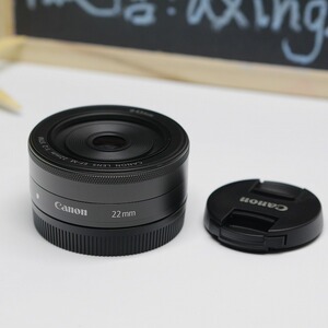 佳能EF-M 22mm F2 STM镜头 佳能22mm定焦
