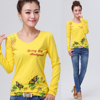 <em>淘宝网购物</em>-<em>秋衣</em>女外穿2014长袖新款<em>女装</em>V领