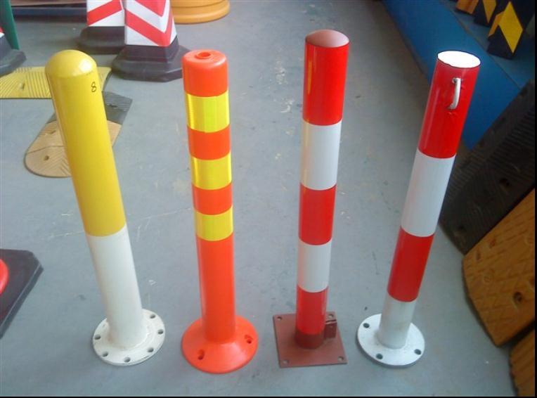 批发 50CM 2.5寸 镀锌管 PU道口标 警示柱 停车