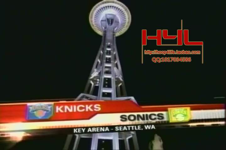 NBA2005年常规赛 超音速VS尼克斯 雷阿伦40