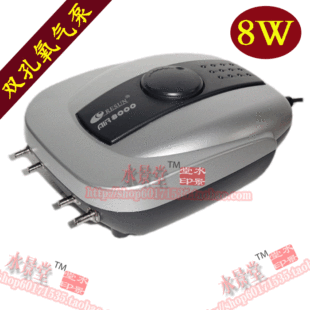 水族箱鱼缸日生AIR-8000静音氧气泵 增氧器 冲