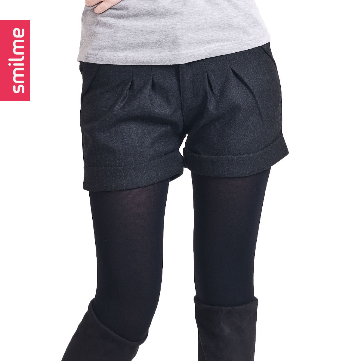 秋<em>冬装</em>高腰直筒<em>短裤</em> : 秋<em>冬装</em>高腰直筒<em>短裤</em>图片